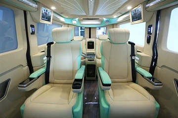 4 авиационни седалки, 3 екрана! Бизнес автомобил Хофуло