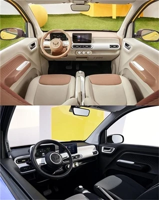 Публикувана е нова официална карта на Wuling Hongguang MINIEV Macaroon Interior